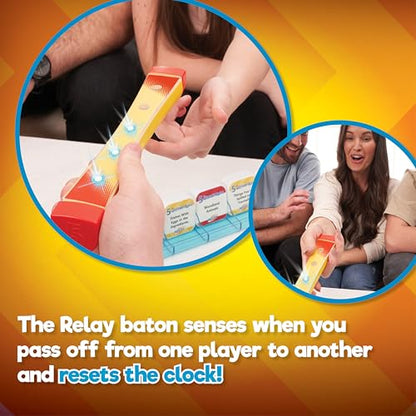 5 Second Rule Relay - Family Party Game - Electronic Relay Baton - Shout It Out & Pass It Fast! - for 2 or More Players, for Kids Ages 8 and Up - style: Relay