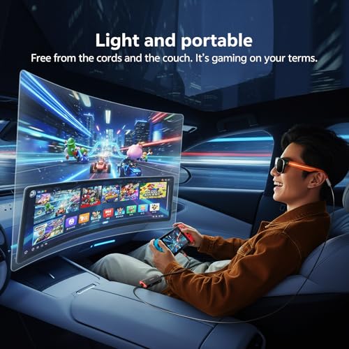 AR Glasses Adapter for Steam Deck/Switch 2/ROG Ally X, 4K@60Hz/2K@120Hz, 100W PD Charging, 10Gbps Data, No Dock Needed, for XREAL/Rokid, iPhone 17/16/15 Pro/iPad/Laptop, - color: Black & Orange