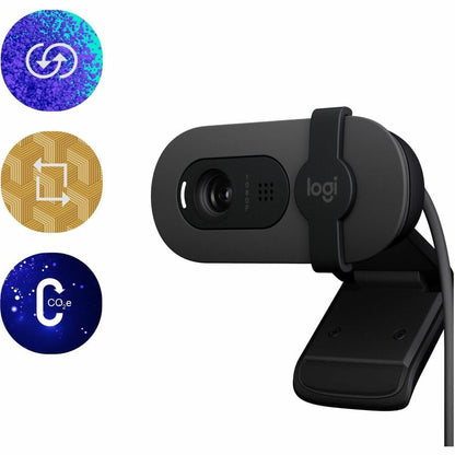 Logitech 960001580 Brio 100 1080p Full HD Webcam (Graphite) (Renewed) | Full HD