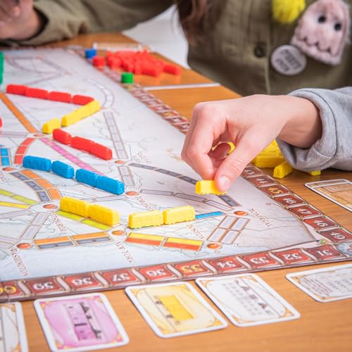Ticket to Ride Board Game - A Cross-Country Train Adventure for Friends and Family! Strategy Game for Kids & Adults, Ages 8+, 2-5 Players, 30-60 Minute Playtime, Made by Days of Wonder - style: Ticket to Ride