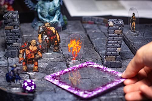 Arcknight Dungeon Master's Premium Maps, Miniatures & Spell Templates - Complete RPG Adventure Starter Set for D&D & Pathfinder
