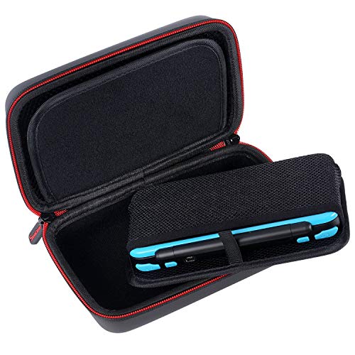 Smatree Carrying Case for Nintendo 3DS XL/2DS XL | Hard Protective Shell Travel Case for Nintendo New 3DS - Super NES Edition-Black/Red - color: Black Red