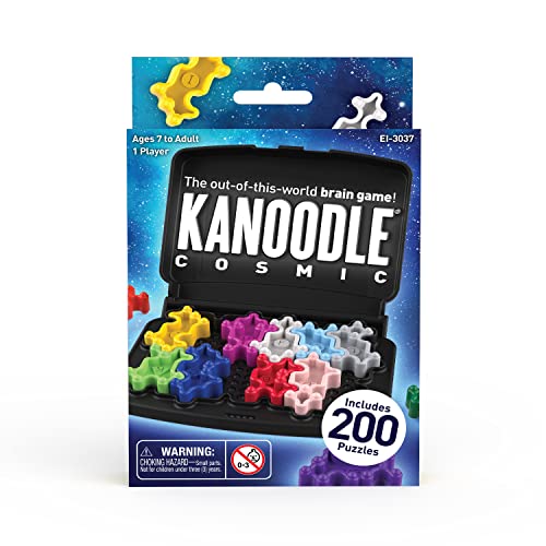 Educational Insights Kanoodle Cosmic - 3D Brain Teaser Puzzles for Kids, Spatial Puzzle Games for Adults, Teens and Kids, Problem Solving Toys and Logic Puzzles, Single Player Games