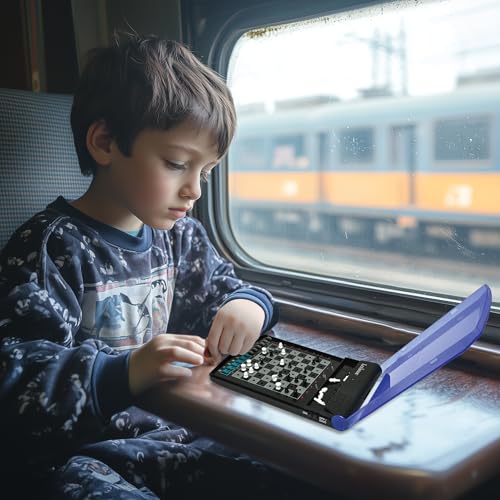 Lexibook, Electronic Travel Chess Set, LCG500 | 32 pieces, 64 difficulty levels, 1-2 players, Strategy game - style: LCG500