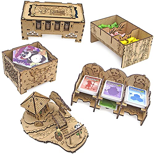 Organizer for Takenoko Board Game and Chibis Expansion, Storage Insert, Accessories Upgrade