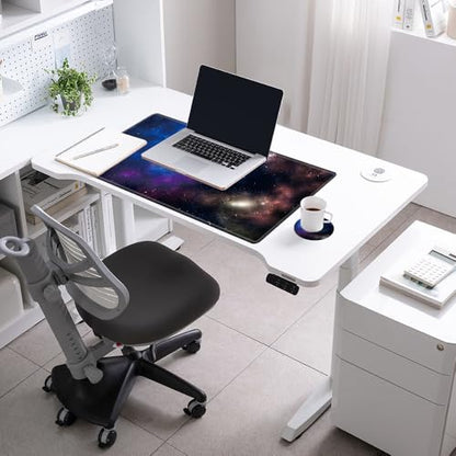 Galaxy Mouse Pad Gaming 31.5x15.75 inch Desk Mat Large Mousepad XXL Extended Computer Mat Non Slip Office Work Home - color: Galaxy, size: 31.5''x15.75''