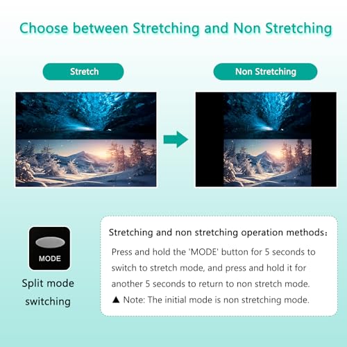 HDMI Multiviewer Switch 4x1, HDMI Quad Multi-Viewer 4 in 1 Out switcher with IR Remote, Support 4K@30Hz 1080P@60Hz and 12 Display Modes for Security Camera, Gaming Consoles