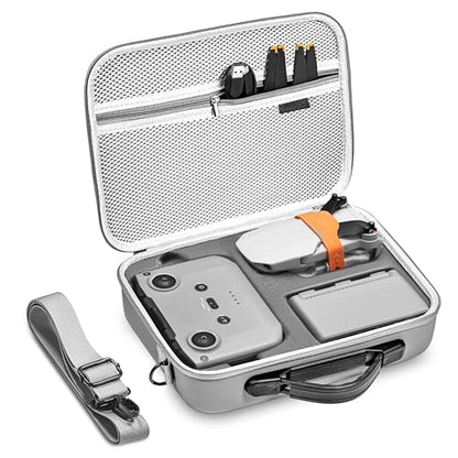 Tomat Carrying Case for DJI Mini 4K/Mini 2 /Mini 2 SE Fly More Combo Accessories, Portable Travel Bag Can Storage 1x Charging Hub and 3x Batteries,1*Drone,1*RC-N1 Remote Controller Etc Accessories