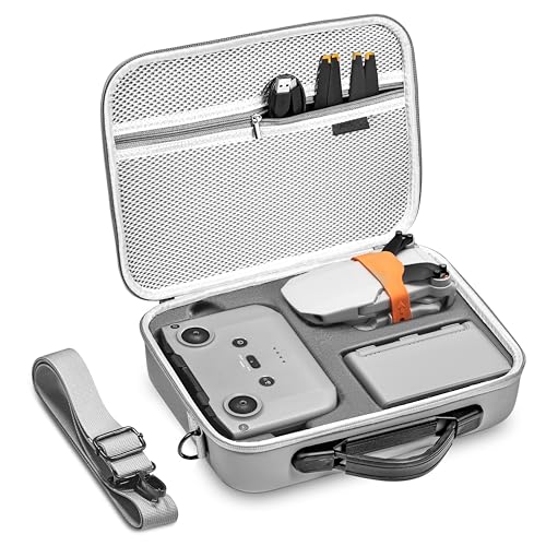 Tomat Carrying Case for DJI Mini 4K/Mini 2 /Mini 2 SE Fly More Combo Accessories, Portable Travel Bag Can Storage 1x Charging Hub and 3x Batteries,1*Drone,1*RC-N1 Remote Controller Etc Accessories
