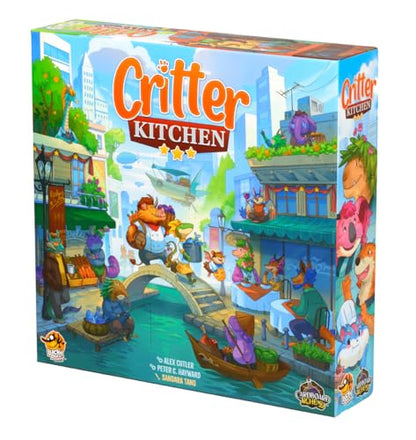 Lucky Duck Games Critter Kitchen | Strategy Game | Chefs Compete for a Restaurant Critic | 1-5 Players, Ages 12+