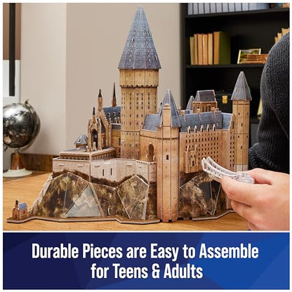 4D Build Harry Potter Hogwarts Castle 3D Puzzle Model Kit for Adults - style: Hogwarts Castle 3D Puzzle 209 pcs