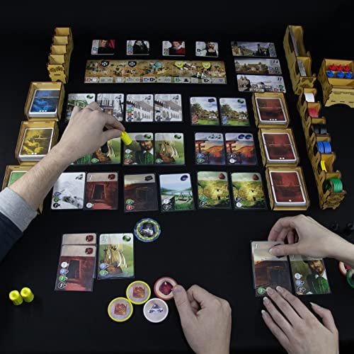 SMONEX Board Game Organizer Compatible with All of Splendor Board Game Expansion - Organizer Insert Suitable for Splendor Made from Strong Plywood