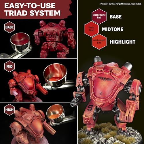 The Army Painter, Warpaints Air Most Wanted Paint Set, 22 x 18 ml | 19 acrilici per aerografo, incl. 2 metallici, 1 fluo, 1 medium e 3 Speedpaint, per modelli e miniature - color: Air Most Wanted Set