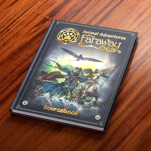 Animal Adventures: The Faraway Sea Sourcebook - Beginner’s Roleplaying Game Master RPG Rule Book with Stats, New Characters, 5 Immersive Adventures and Encounter Map