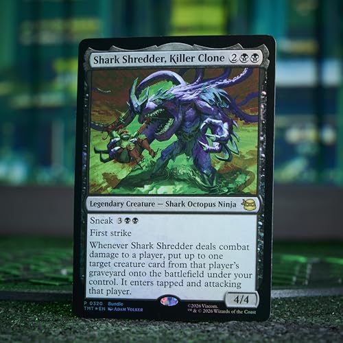 Magic: The Gathering | Teenage Mutant Ninja Turtles - Bundle | 9 Play Boosters, 30 Lands, Foil Alt-Art Promo Card + Exclusive Accessories | Collectible Trading Card Game