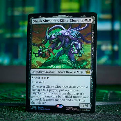 Magic: The Gathering | Teenage Mutant Ninja Turtles - Bundle | 9 Play Boosters, 30 Lands, Foil Alt-Art Promo Card + Exclusive Accessories | Collectible Trading Card Game