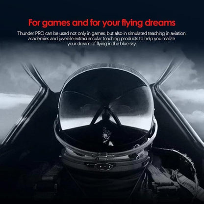 AIBOWEY Joystick Flight Simulator Gamepad Controller Pc Flight Simulator Cockpit Stick for PC/Desktop
