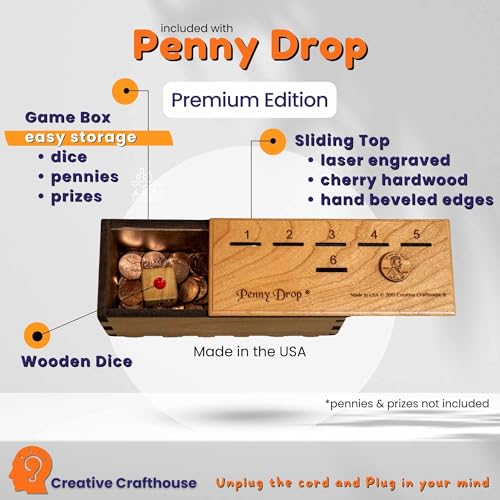 Creative Crafthouse Penny Drop Game Premium Version - The Original - size: Premium