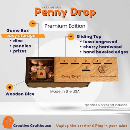 Creative Crafthouse Penny Drop Game Premium Version - The Original - size: Premium