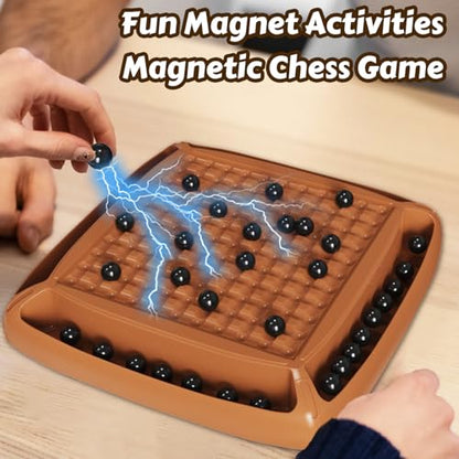 Magnet Game, Family Games for Kids and Adults, Board Games for Kids 8-12, Magnetic Games Ideal for Family and Friend Game Night, 2-4 Players, ChristmasGifts for Grandkids Teen Boys Girls (28pcs) - style: 28pcs