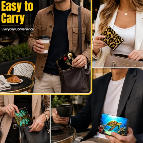 Bow Metal Wallet Credit Card Protector Case Equipped RFID Blocking | with Pop-Up Button Slim Business Cards Holder Aluminum Cards Case Exclusive Bow Gifts for Women Men - color: Bow