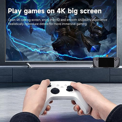 Hagibis Steam Deck Docking Station, 6 in 1 USB-C Dock Stand for SteamDeck OLED with 100W Power Delivery, 4K@60Hz HDMI, 1000Mbps RJ45,2 USB 3.0, Micro SD Card Reader, Portable USB Hub Kickstand