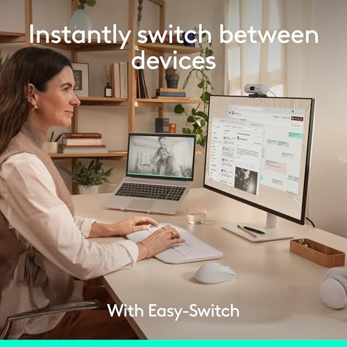 Logitech Signature Comfort Plus M850 L Wireless Mouse - Off White | Bluetooth, palm cushion, 24-month battery, customizable buttons, for Windows, Mac, iPad - color: Off White, style: With Palm Cushion