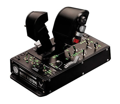 Thrustmaster HOTAS Warthog Dual Throttle Flight Quadrant Add-On - PC | magnetic sensors, adjustable friction, idle & afterburner detents, 17 programmable buttons, metal base, A-10C replica - style: Dual Throttles