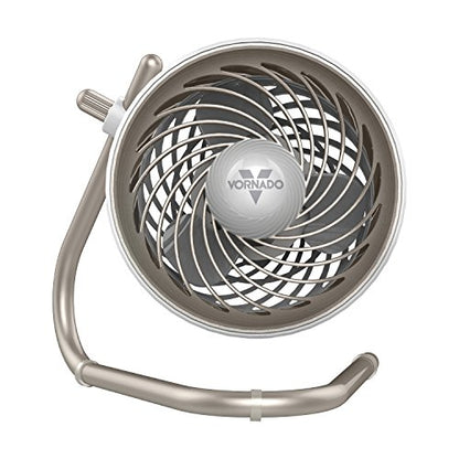 Vornado Pivot Personal Air Circulator Fan, 6-inch, Quiet Portable Travel Fan, 3 Speeds, Champagne - color: Champagne