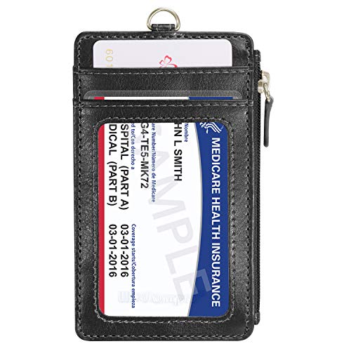 Wisdompro 20 Pack New Medicare Card Protector Sleeves, 6 Mil Clear PVC | Soft and Flexible Wallet Size Slot for Social Security Card, Insurance Card, Credit Card, Debit Card, Driver’s License - size: 20 Pack