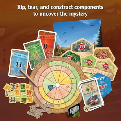 EXIT: The Game - Adventures on Catan | Interactive Escape Room Experience| Cooperative | 1-4 Players | 10+ | Kosmos | Game for Kids and Adults