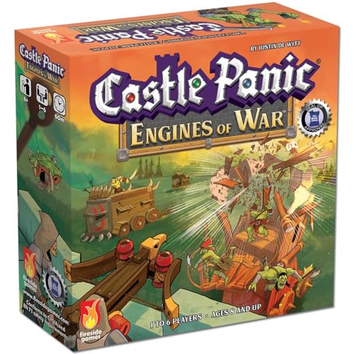 Engines of War ⎸Castle Panic Expansion ⎸Board Game for Adults and Family ⎸Cooperative Board Game ⎸Ages 8+ ⎸for 1 to 6 Players - style: Engines of War Expansion