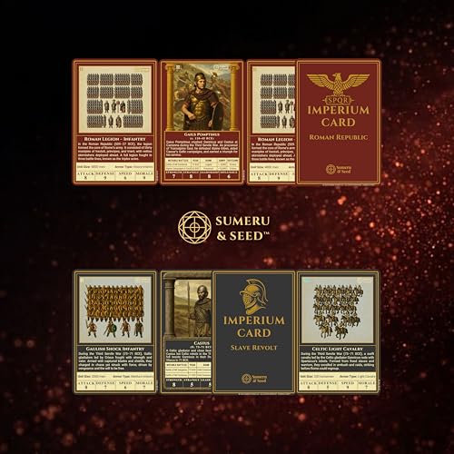 Sumeru & Seed Imperium Cards – Historical Strategy Card Expansion – Champion of the Arena Booster – Spartacus Revolt – Sandbox Battle Add-On - style: Edition II Booster Pack - Champion of the Arena