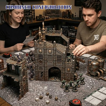 Industrial Ruins Set 1: Mars Factory Wargaming Terrain Series