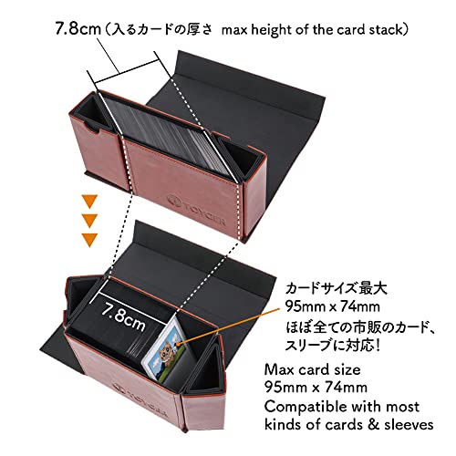 TOYGER DeckSlimmer (Deck Box) Purple - color: purple berry