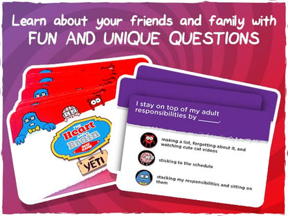 The Awkward Yeti Funny Family Card Game for Kids Ages 8+, Teens, Parents & Adults | Party Game for Family Game Night Fun with Science & Anatomy Humor | Heart & Brain Edition by Organ Attack Creator