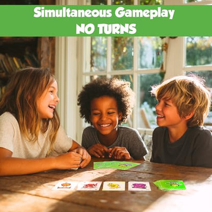 Speedy Monsters-Card Games for Kids Ages 4-8, Fast-Paced and Easy to Learn | Fun, Colorful Monster Match Game. No Reading Required. No Turns, Everyone Plays at Once. For 2-6 Players, Ages 6&Up - style: Speedy Monsters