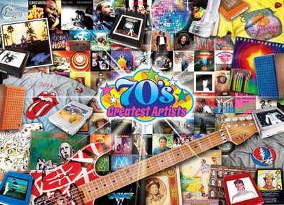 MasterPieces Greatest Hits - 70's 1000pc Puzzle - style: 70's Greatest Artists