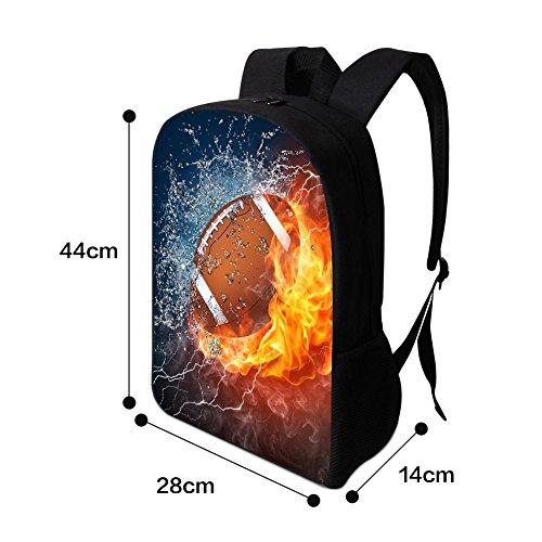 Boy Bookbag School Backpack 17 Inch Student Bag Horse Back Pack for Age 6-16 Kids Girls - color: Horse Backpack