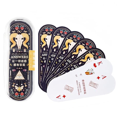 Fun Mini Playing Cards - Narrow Deck of Cards Poker Game, for Travel,Camping and Party with Positive Messages