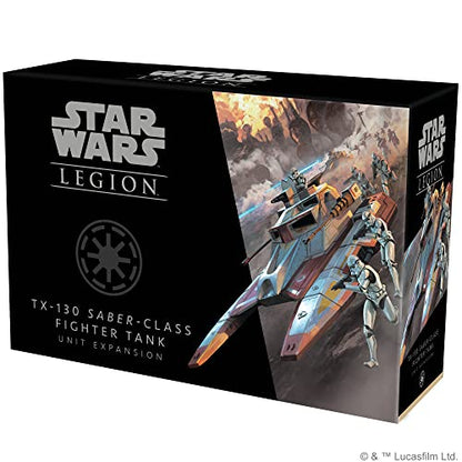 Atomic Mass Games Star Wars: Legion TX-130 Saber-Class Tank Unit Expansion - Unleash Elegant Fury! Tabletop Miniatures Strategy Game for Kids and Adults, Ages 14+, 2 Players, 3 Hour Playtime, Made - style: Galactic Republic Expansions: TX-130 Saber-Class