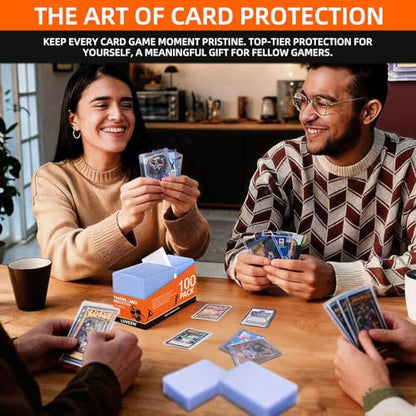 200 Hard Plastic Card Sleeves – 200 Toploads, 35PT Baseball Card Protectors with Bend-Resistant, Rip-Proof Edges for TCG, Sports, Football & Collectible Cards - size: 200 TOPLOADERS