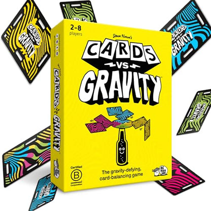 Big Potato Cards vs Gravity: Ultimate Stacking & Balancing Card Game | Waterproof Board Game for Family Fun, Holidays & Game Nights | 2-4 Players - style: Original Version