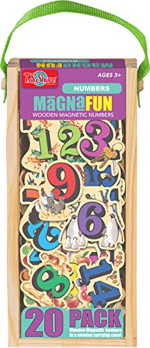 TS Shure by Bendon Numbers Counting 26-Piece Magnafun Educational Wooden Magnets Pre-School Kindergarten Learning 50502 - style: Numbers Wooden Magnets
