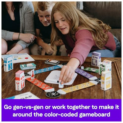 Spin Master Games Mind the Gap Disney Edition Trivia Board Game | Trivia For The Generations, Test Your Disney Knowledge Across Different Eras, For 2 or More Players, Ages 10 & Up