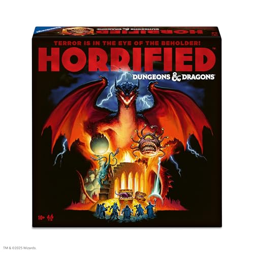 Ravensburger Horrified Games – Dungeons & Dragons – Strategy Board Game – Boost Critical Thinking & Teamwork – Cooperative Gameplay – Unique Monster Challenges – 1 to 5 Players – Adults & Kids 10+