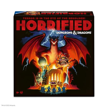 Ravensburger Horrified Games – Dungeons & Dragons – Strategy Board Game – Boost Critical Thinking & Teamwork – Cooperative Gameplay – Unique Monster Challenges – 1 to 5 Players – Adults & Kids 10+