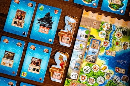 Capstone Games Pirates of Maracaibo Commanders Expansion Board Game for Adults & Teens, Tactical Strategy Board Game for 1-4 Players Ages 12+, Solo & Family Board Games, 90-120 Minute Playtime