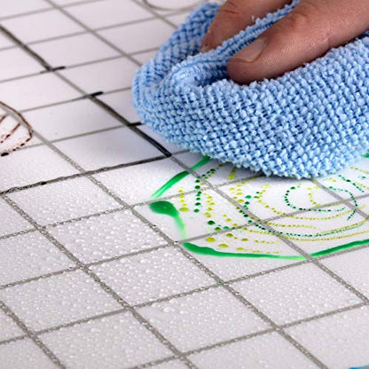 Double-Sided Role Playing RPG Game Mat- Reversible Silicone Battle Matte Grid w Hexes and Squares- XL 20"x20"-Foldable, Rollable, Wet Eraseable - Made for D&D Dungeons Dragons, Pathfinder and More | Foldable Silicone Battle Map, Wet Erase and Rollable, fo