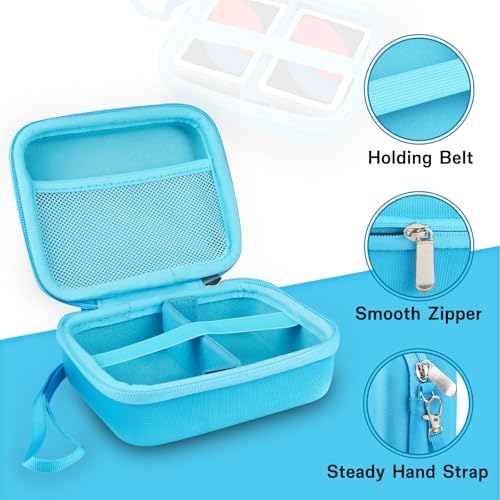 300+ Game Card Storage Case for UNO/Five Crowns/SKYJO Playing Card | Portable Card Deck Holder Box Compatible with Bicycle/Phrase 10/PlayMonster/Exploding Kittens Card Games, Blue (Case Only) - color: Blue